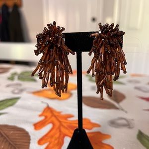 Vintage clip on earrings